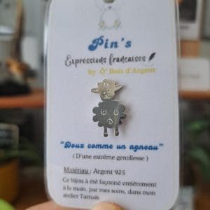 Pin's "Doux comme un agneau"